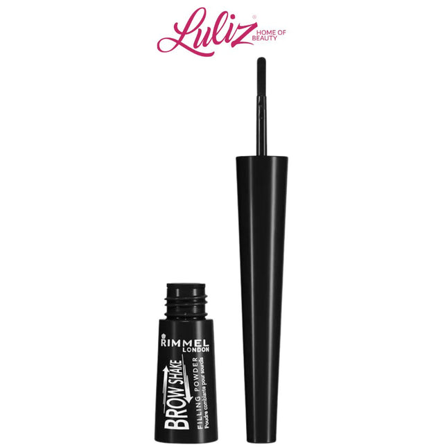 RIMMEL LONDON - Brow This Way Soft Powder Eyebrow Powder - 004 Soft Black