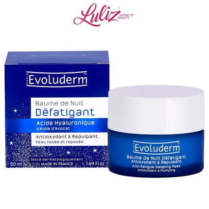 EVOLUDERM - Anti Fatigue Sleeping Mask Antioxidant & Plumping 50Ml