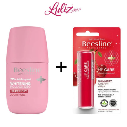 BEESLINE - Offer Deodorant Jouri Rose + Cherry Lip Balm Free