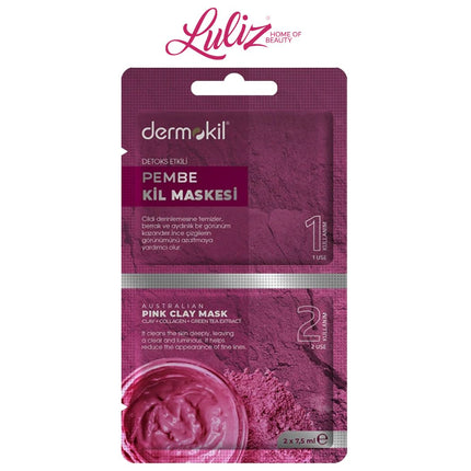 DERMOKIL - Detox Effective Pink Clay Mask 15 ml