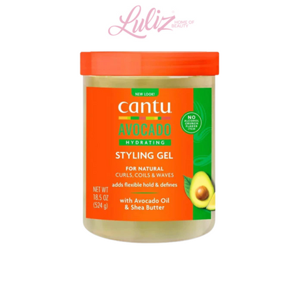 Cantu Avocado Oil & Shea Butter Styling Gel 524G