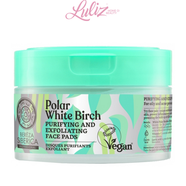 Natura Siberica Berëza Siberica Purifying and Exfoliating Face Pads 20 Pads