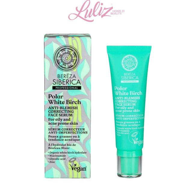 NATURA SIBERICA POLAR WHITE BIRCH FACE FACE SERUM 30ML