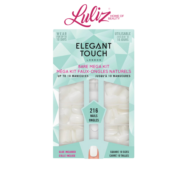 Elegant Touch Bare Mega Kit 216 Nails