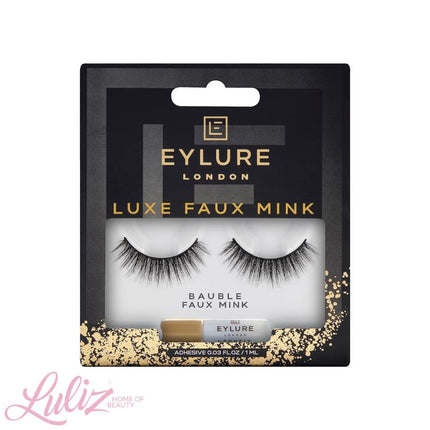 Eylure London Luxe 3D Faux Mink Black Eyelashes - Bauble