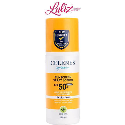 لوشن بخاخ واقي الشمس من سلينيس SPF50+ 150مل