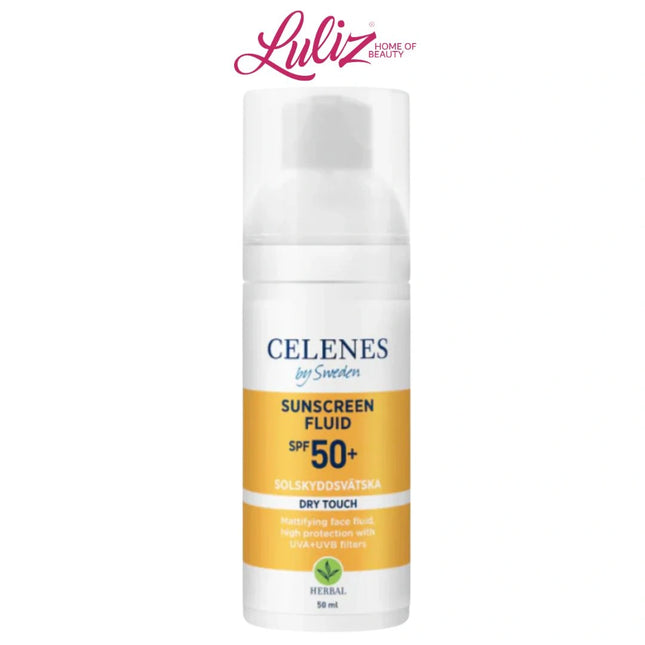 CELENES - Dry Touch Sun Screen Fluid SPF50+ 50Ml