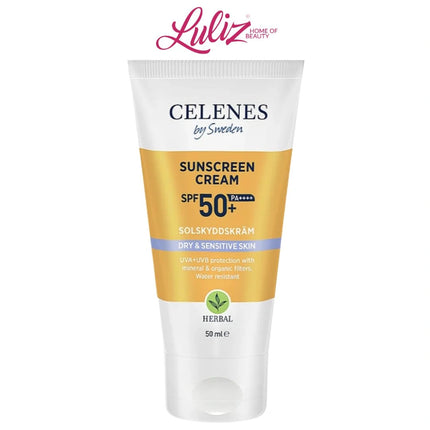 كريم واقي الشمس للبشرة الجافة والحساسة من سيلينيس SPF50+ 50مل