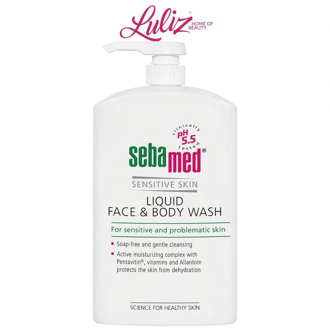 SEBAMED - Liquid Face & Body Wash For Sensitive Skin