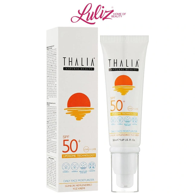THALIA - Daily Face Moisturizer 50 Spf+ Face Cream 50 Ml