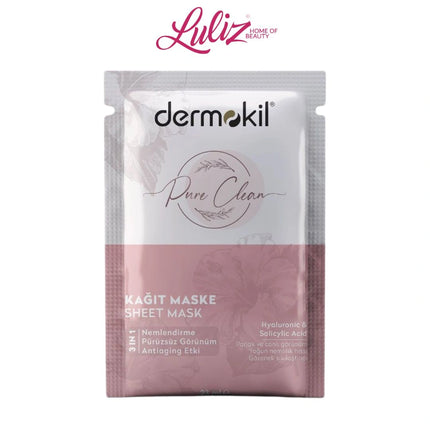DERMOKIL - Pure Clean 3 In 1 Paper Mask