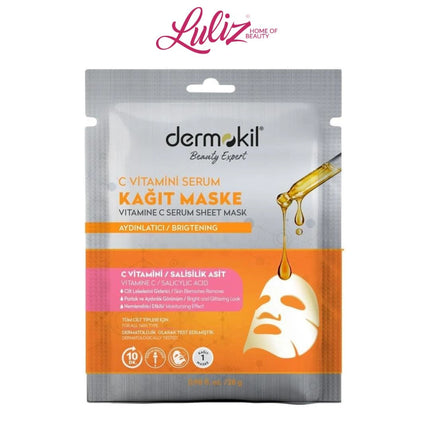 DERMOKIL - Vitamin C Serum Paper Mask 23 Gr