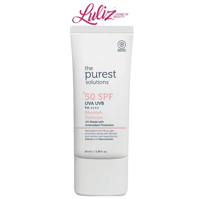 THE PUREST - Solutions Blemish Defense Sun Protection Spf50+ 50Ml