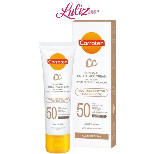 CARROTEN - suncare tinted face cream spf+50 - 50 ml