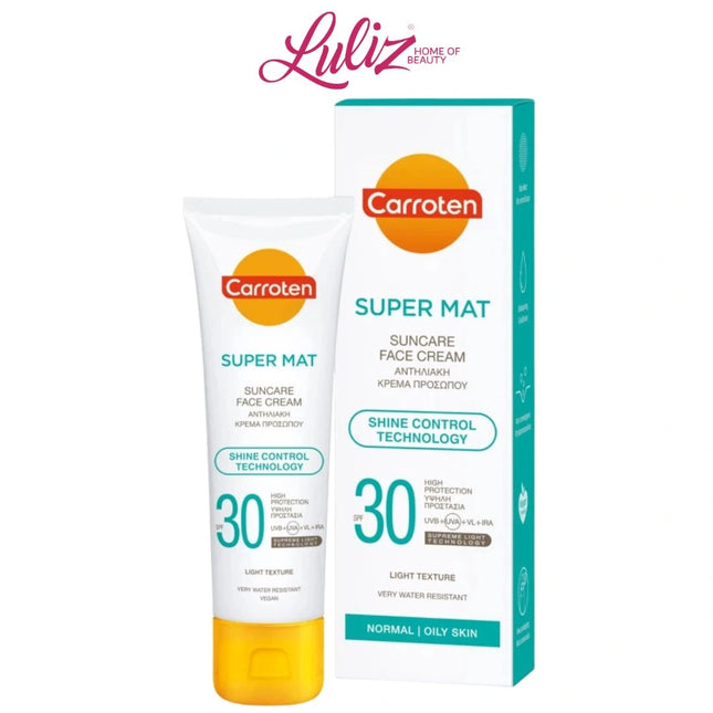 CARROTEN - super mat suncare face cream +30 spf - 50 ml