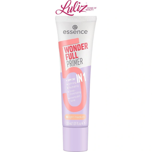 ESSENCE - Wonder Full Primer 5 In 1 30Ml - 10 Light Medium