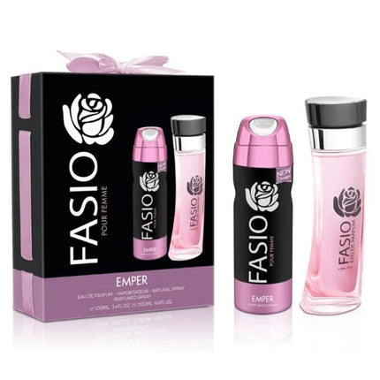 عطر امبر فاسيو جفت سيت للنساء
