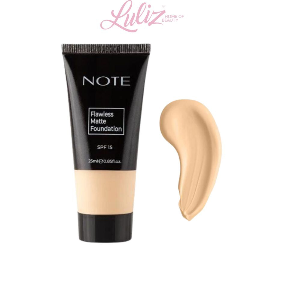 Note flawless matte foundation | Jordan | Online | Note Makeup Online ...