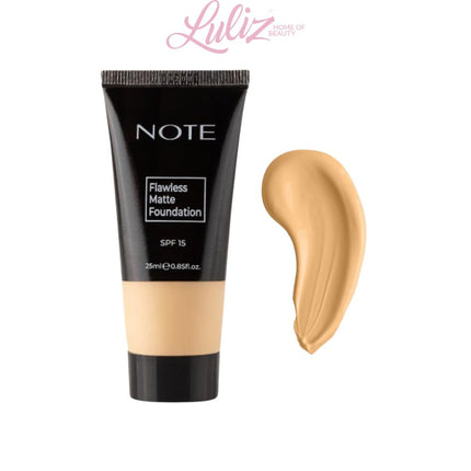 Note Flawless Mate Foundation SPF15 25ML -06 SUNNY