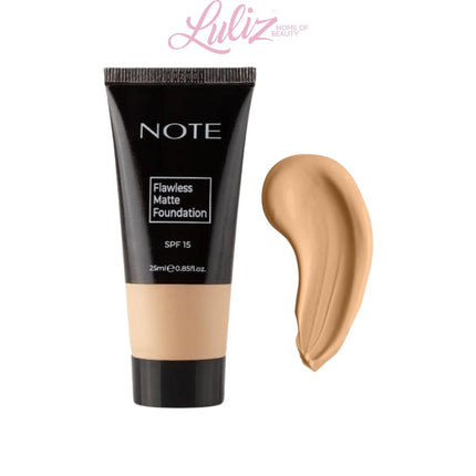 Note Flawless Mate Foundation SPF15 25ML -06 SUNNY