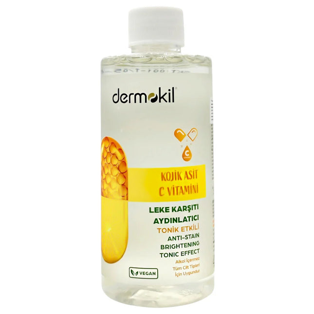 Dermokil Anti-Stain Brightening Tonic Effect – With Kojic Acid & Vitamin C – 200 Ml