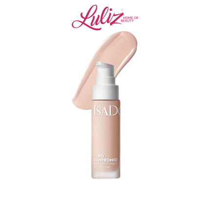 Isadora No Compromise Lightweight Matte Foundation-1Warm