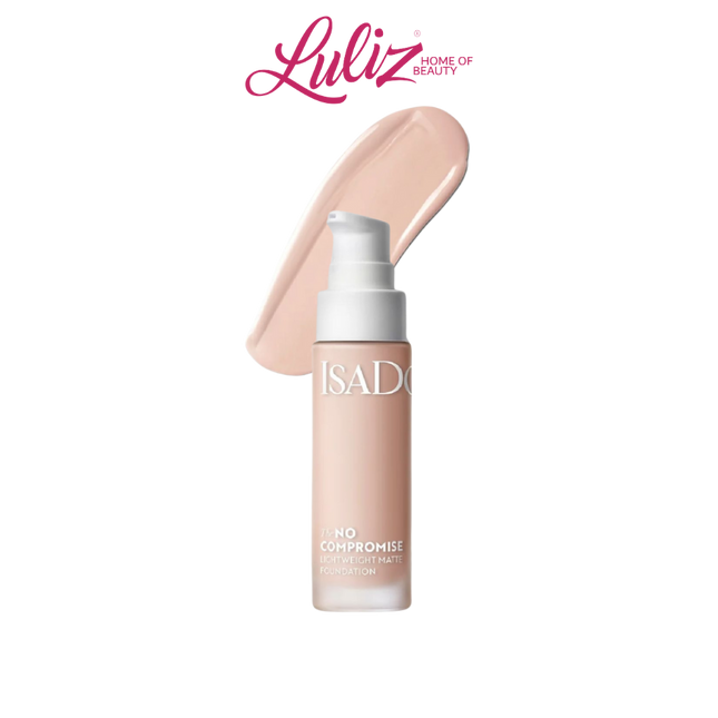 Isadora No Compromise Lightweight Matte Foundation-1Warm