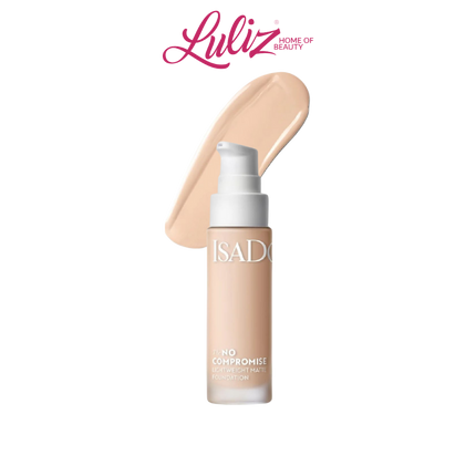 Isadora No Compromise Lightweight Matte Foundation-1Warm