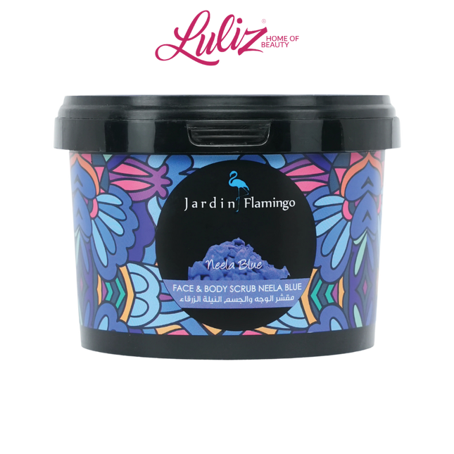 Jardin Flamingo Face & Body Scrub Neela Blue 400G