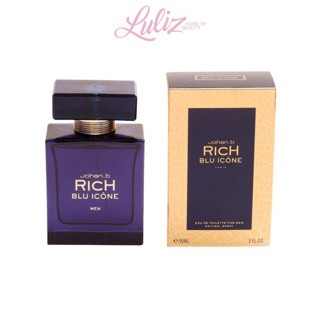 Johan.b Rich Blu Icône 90Ml EDT Pefume For Men