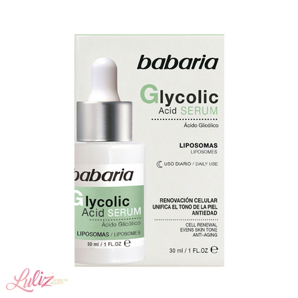 Babaria Glycolic Acid FACE SERUM 30Ml