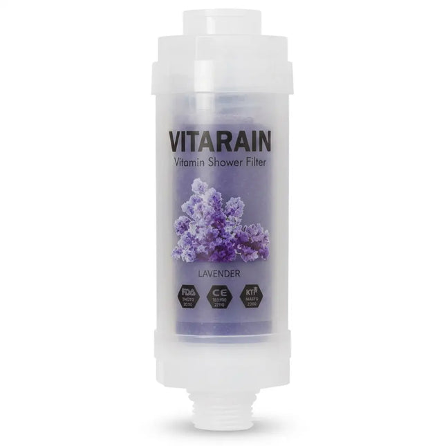 فلتر الشور الكوري بفيتامين C من فيتارين برائحة اللافندر لتقليل الكلور وتحسين ماء الشور, VITARAIN Korean Vitamin C Shower Filter in Lavender scent for reducing chlorine and improving shower water