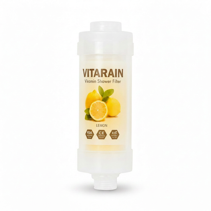 فلتر الشور الكوري بفيتامين C من فيتارين برائحة الليمون لتقليل الكلور وتحسين ماء الشور, VITARAIN Korean Vitamin C Shower Filter in Lemon scent for reducing chlorine and improving shower water