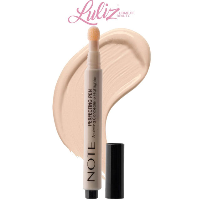 Note Perfecting Concealer & Highlighter Pen-04 Warm Beige