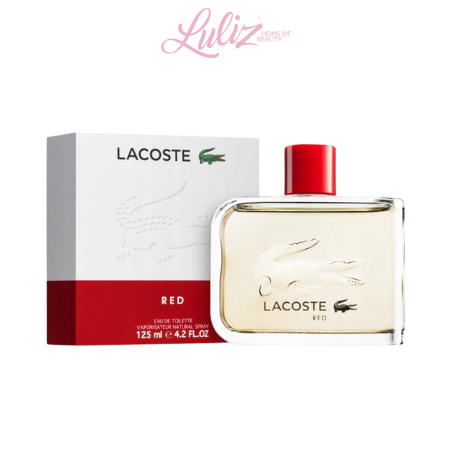 Lacoste Red Eau de Toilette for Him  Men's fragrance 125 Ml