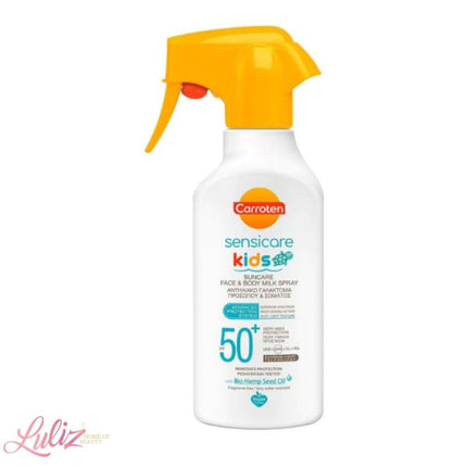 بخاخ الوجه والجسم للاطفال مع عامل حمايه 50+ من كاروتين 270 مل