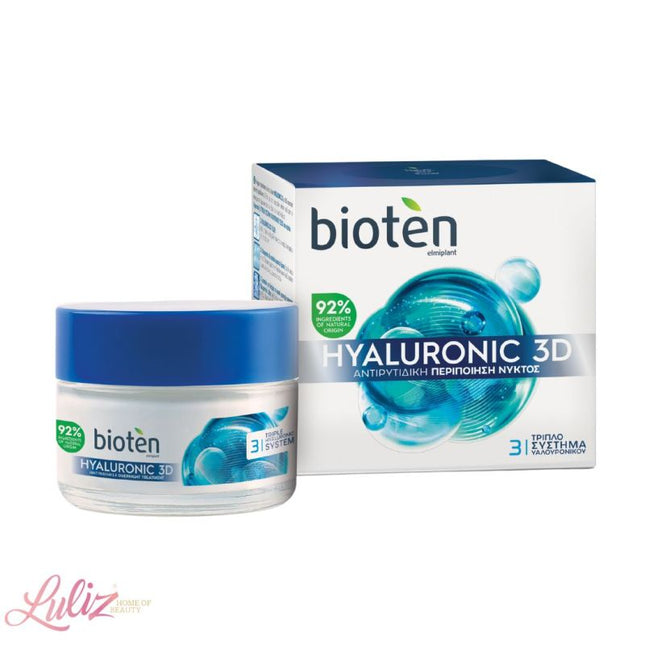 Bioten Hyaluronic Night Cream 3D 50 Ml