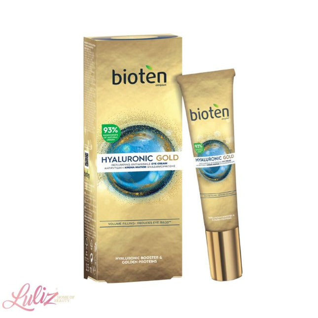 Bioten Hyaluronic Gold Replumping Antiwrinkle Eye Cream 15 Ml