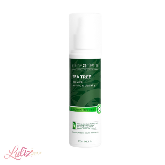 Mineaderm Tea Tree Face Wash Soothing & Cleansing