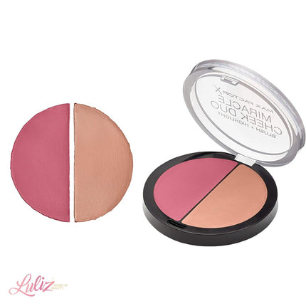max factor miracle cheek duo blusher + Highlight