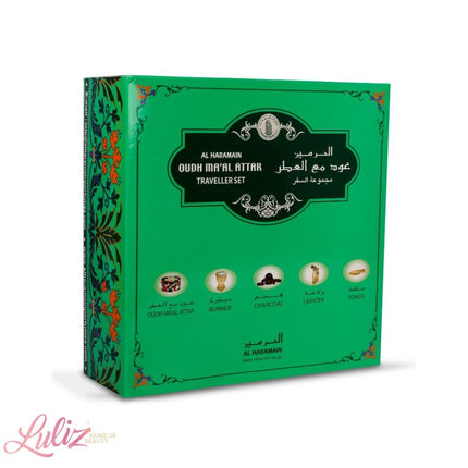 Al Haramain Oudh Ma'al Attar Traveller Set
