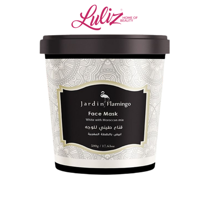 Jardin Flamingo White Mixture Face And Body Clay Mask 500G