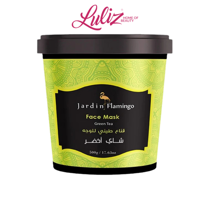 Jardin Flamingo Green Tea Clay Face And Body Mask 500G