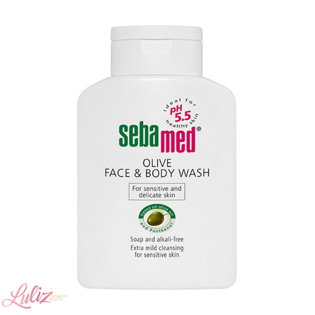 SebaMed Olive Face & Body Wash For Sensitive And Delicate Skin 200Ml